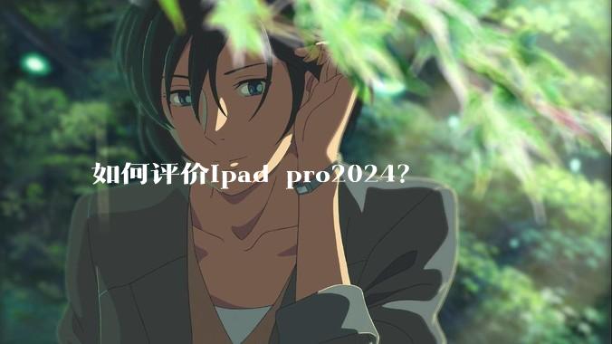 如何评价ipad pro2024？
